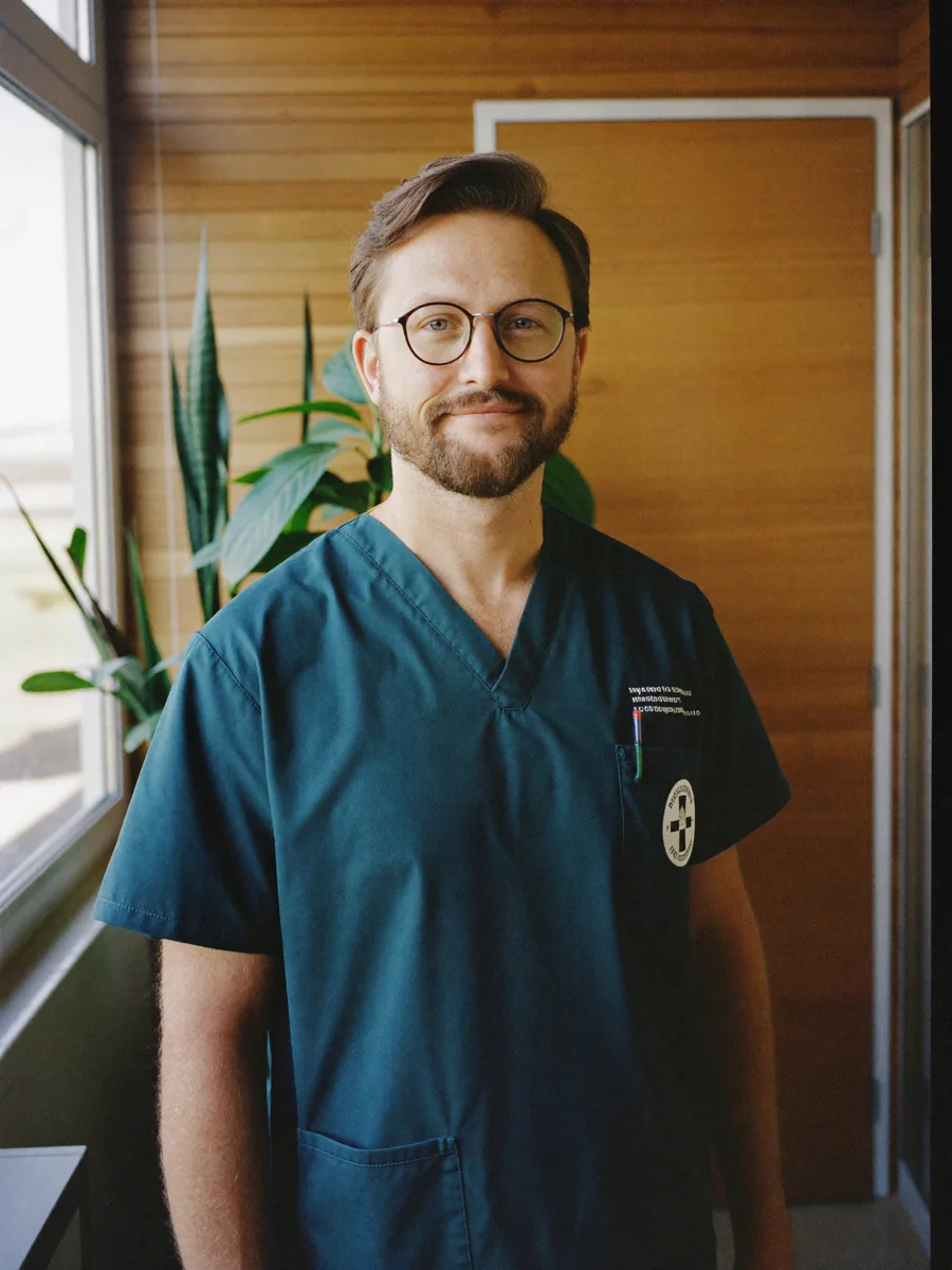 Portrett av tannlege Jonas Vik