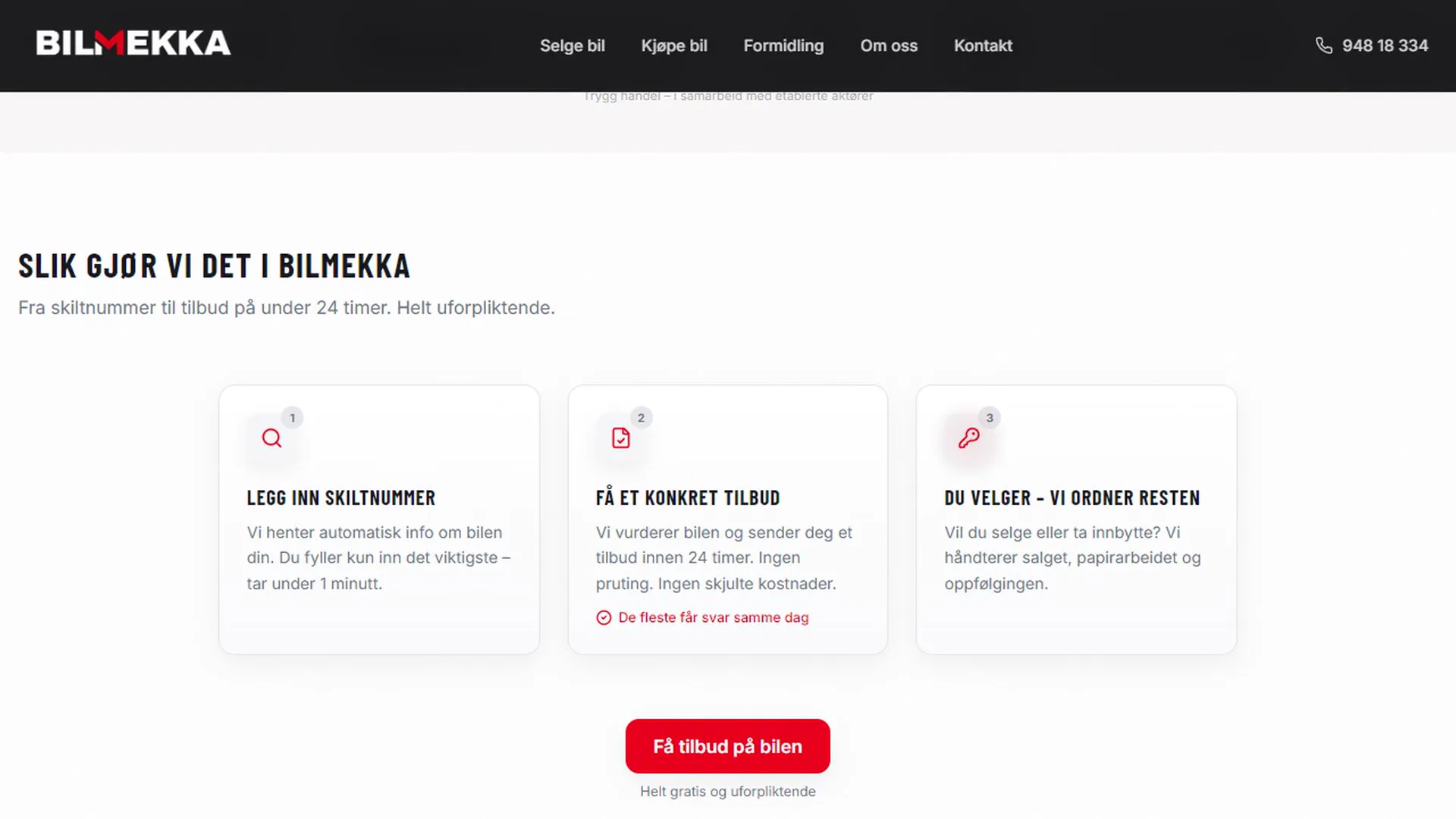 Bilmekka on desktop